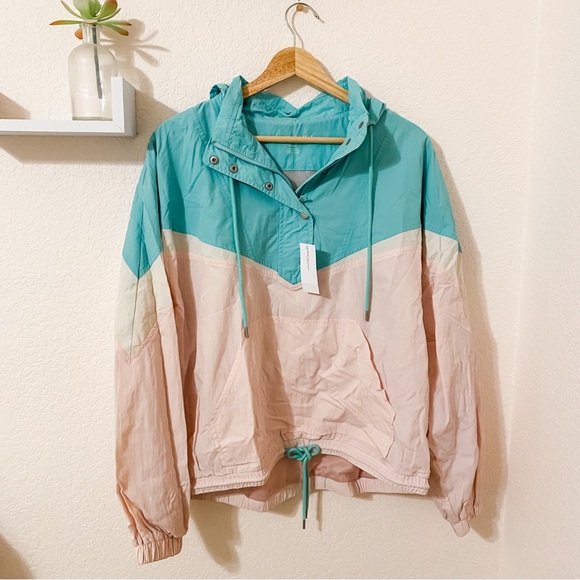 AE colorblock windbreaker jacket - Picture 2 of 4